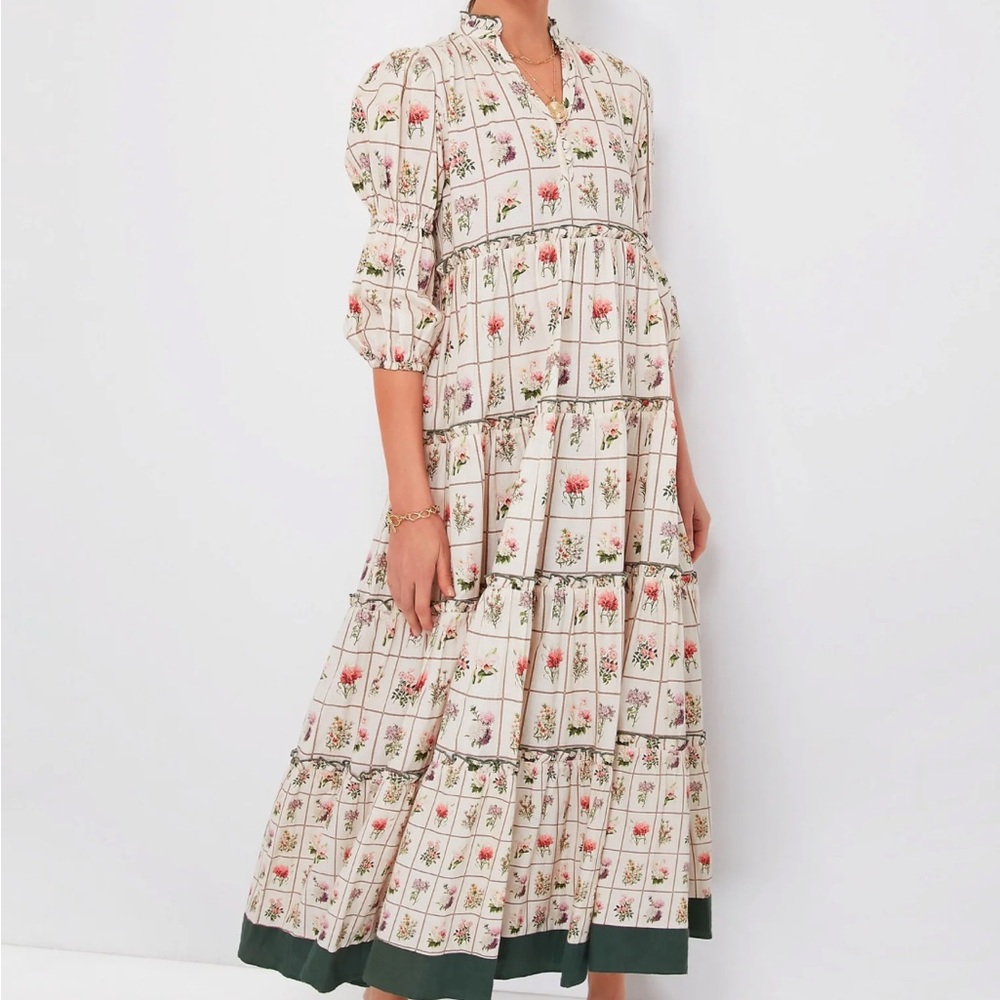 Anna Cate Collection Emily Maxi Dress in Vintage Stamp (Tuckernuck Exclusive)